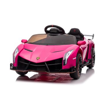 Detské Elektrické Autíčko Lamborghini Veneno Ružová 12V
