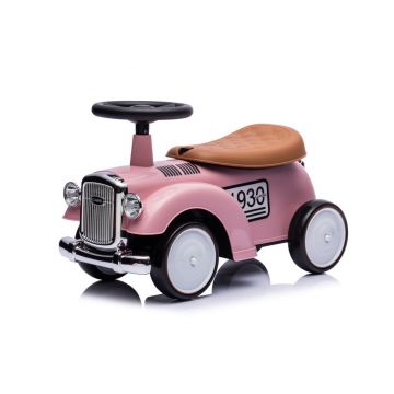 Klasické pedálové auto z roku 1930 pre deti - ružové
